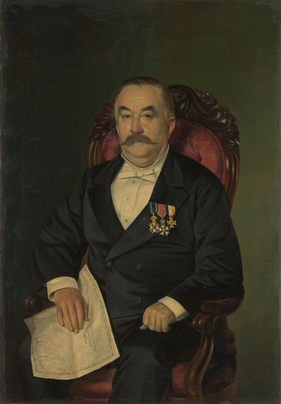 Johan François Adriaan Cateau van Rosevelt (1823-91). Chef van het Bouwdepartement en Agent-generaal van de Immigratie in Suriname door Lovera