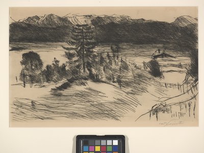 Grote Walchenzee door Lovis (1858 1925) Corinth