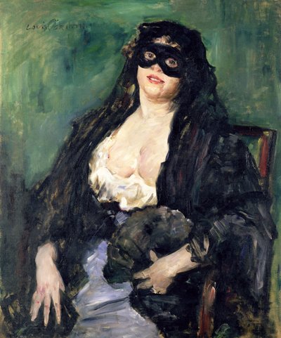 Het Zwarte Masker door Lovis  Corinth