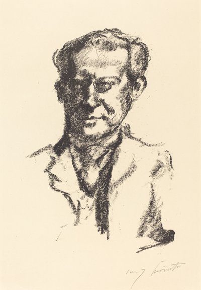Arno Holz, 1922 door Lovis Corinth