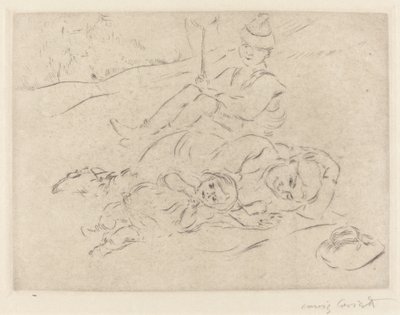 Auf dem Lande door Lovis Corinth