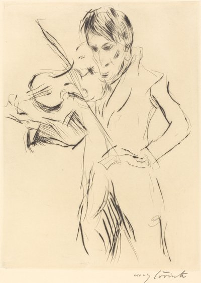 Portret van Andreas Weissgaerber, 1919 door Lovis Corinth