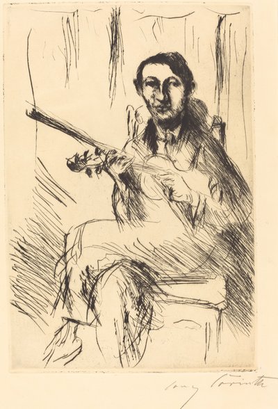 Portret van Andreas Weissgaerber, 1919 door Lovis Corinth