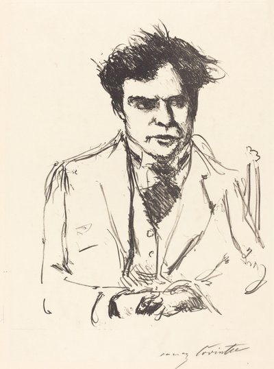 Portret van Joseph Schwarz, 1916 door Lovis Corinth