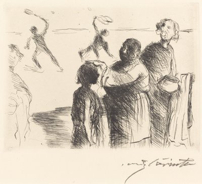 Het Banket van Trimalchio: pl. II door Lovis Corinth