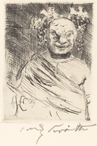 Het Banket van Trimalchio: pl. I door Lovis Corinth