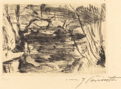 Het Nieuwe Meer door Lovis Corinth