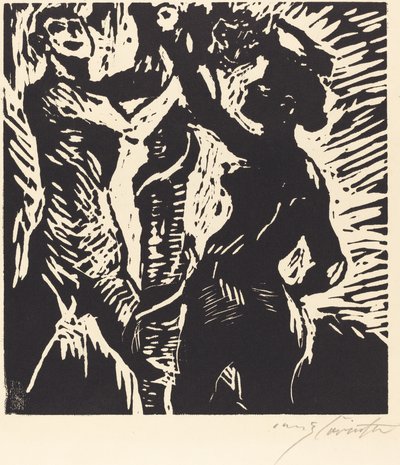 De Zondeval, 1919 door Lovis Corinth