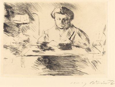 Die Gattin door Lovis Corinth