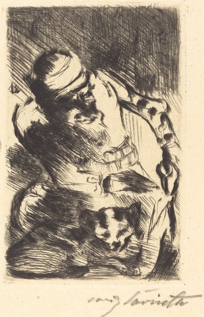 De Kat van de Profeet door Lovis Corinth