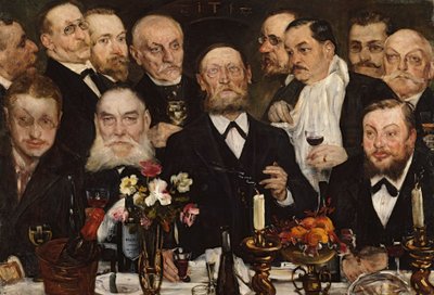 De logebroeders door Lovis Corinth