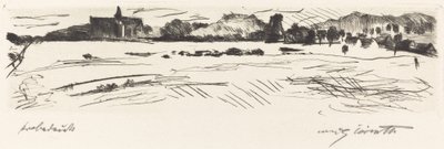 Duinlandschap, 1917 door Lovis Corinth