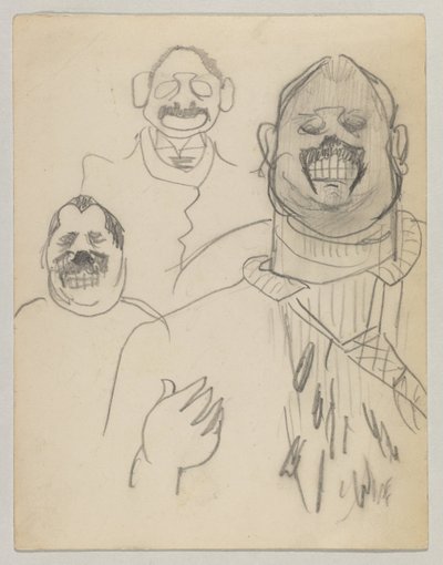 Uitnodigingskaart voor het zilveren huwelijksfeest van Louis Gessler en vrouw door Lovis Corinth