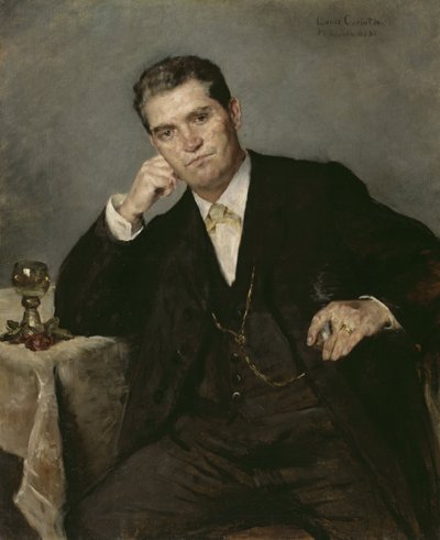 Franz Heinrich Corinth, de vader van de kunstenaar door Lovis Corinth