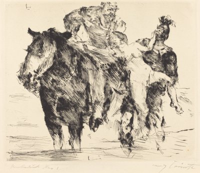 Frauenräuber, 1920 door Lovis Corinth