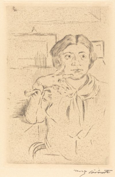 Vrouw van de kunstenaar door Lovis Corinth