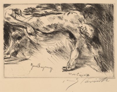Begrafenis, 1921-1922 door Lovis Corinth