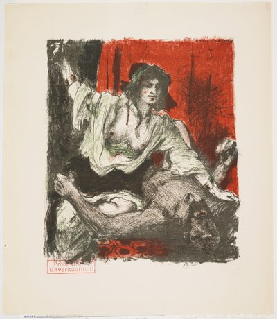 Judith en Holofernes, uit Das Buch Judith, 1910 door Lovis Corinth