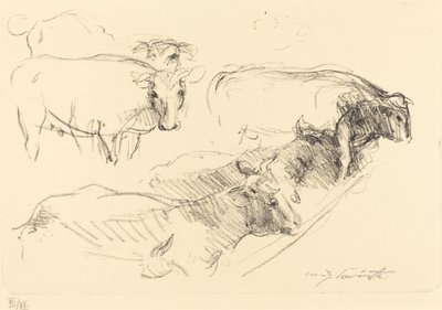 Koeien door Lovis Corinth