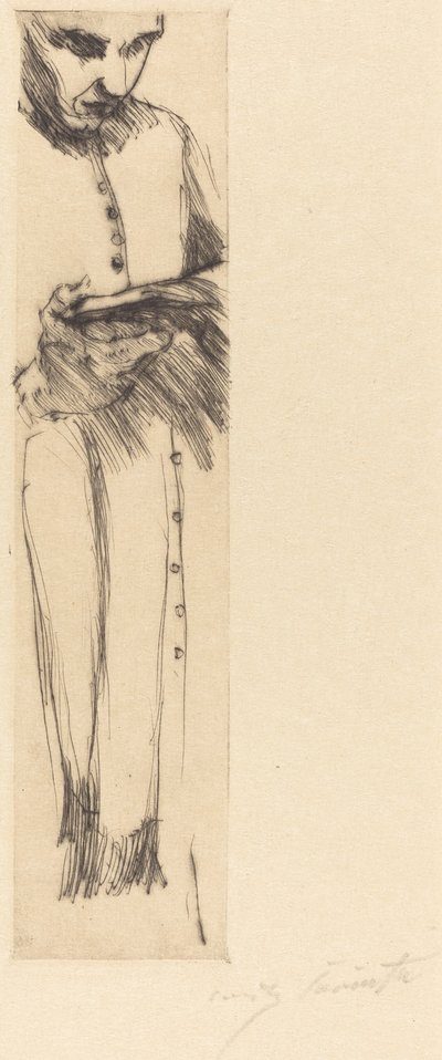 Lezende monnik door Lovis Corinth