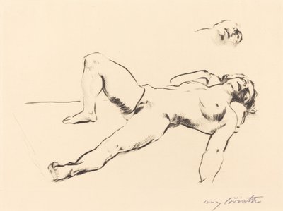 Liggende Vrouwelijke Naakt II door Lovis Corinth