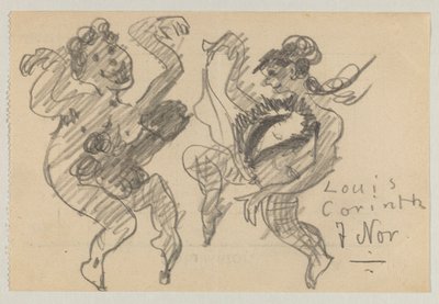 Lovis Corinth aan Carl Strathmann door Lovis Corinth