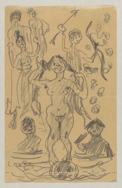 Lovis Corinth aan Carl Strathmann door Lovis Corinth