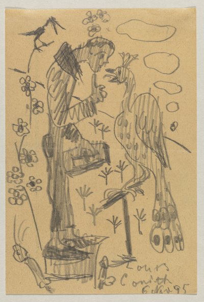 Lovis Corinth aan Carl Strathmann door Lovis Corinth