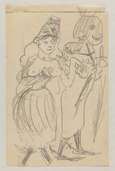 Lovis Corinth aan Carl Strathmann door Lovis Corinth