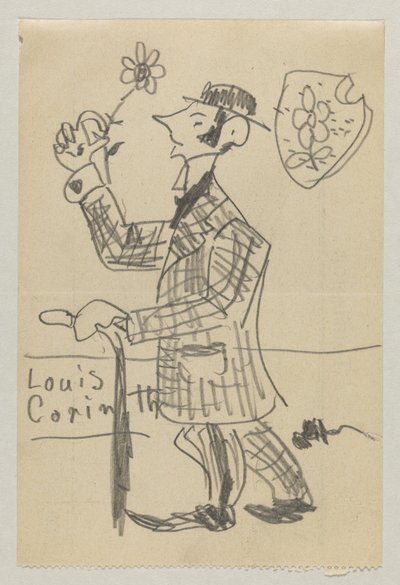 Lovis Corinth aan Carl Strathmann door Lovis Corinth