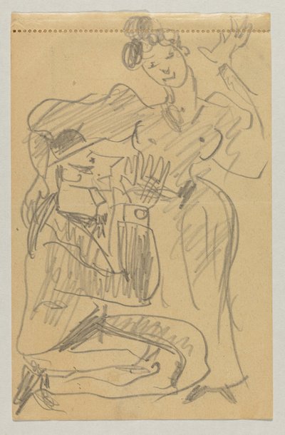 Lovis Corinth aan Carl Strathmann door Lovis Corinth