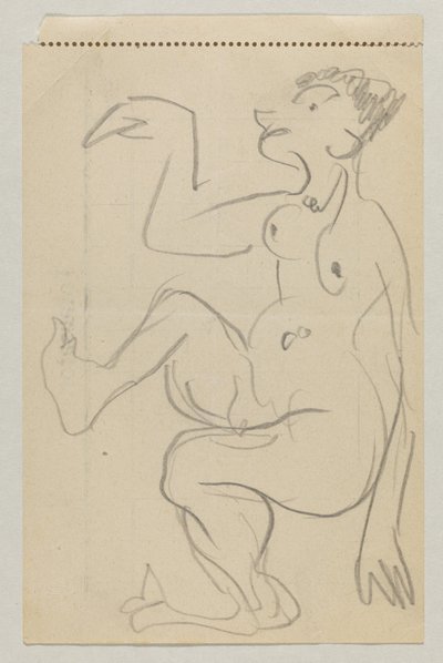 Lovis Corinth aan Carl Strathmann door Lovis Corinth