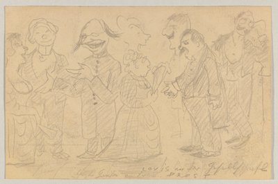 Lovis Corinth aan Carl Strathmann: Postkaart, poststempel 8 november 1899 door Lovis Corinth