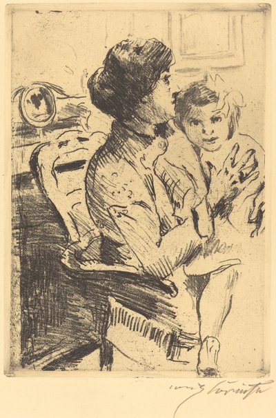 Moeder en Kind, 1911 door Lovis Corinth
