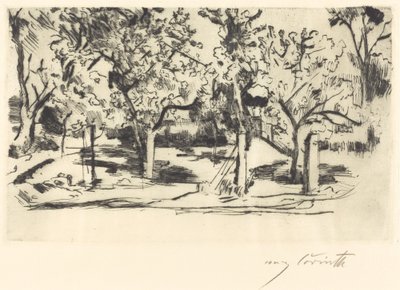 Obstgarten door Lovis Corinth