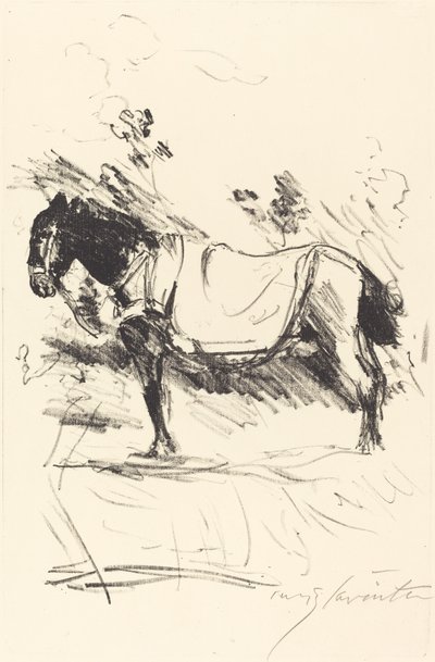 Rijpaard, 1916 door Lovis Corinth