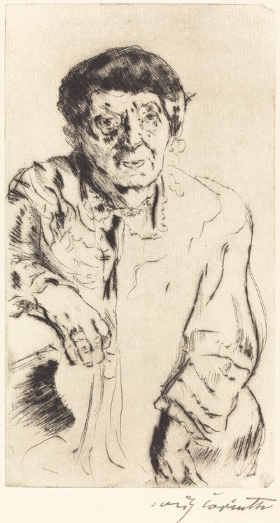 Schoonmoeder door Lovis Corinth