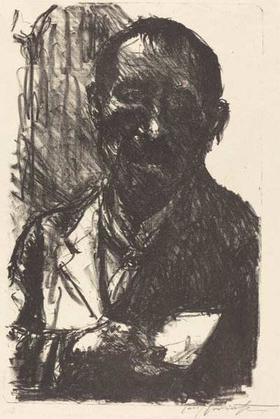 Zelfportret 1919 door Lovis Corinth
