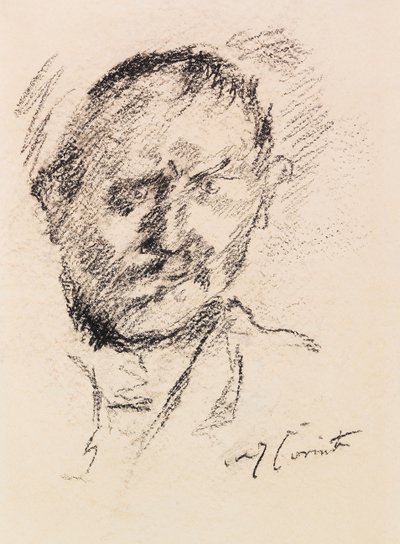 Zelfportret, c. 1925 door Lovis Corinth