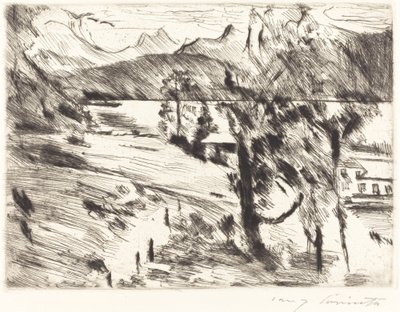 Walchensee landschap door Lovis Corinth