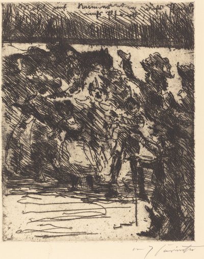 Wohl auf, kameraden, aufs pferd, aufs pferd! Ins feld, in die freiheit gezogen! door Lovis Corinth