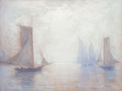 Blauwe Zeilen door Lowell Birge Harrison