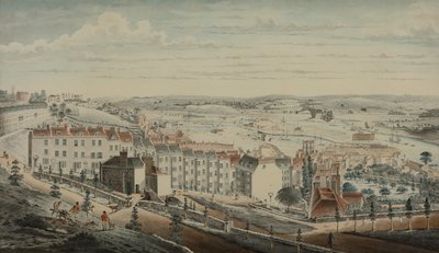 Uitzicht op Granby Hill, Clifton, vanuit het westen door Lt.Col.William Booth