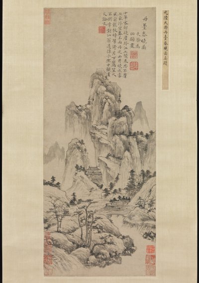 Lenteochtend Over het Elixerterras, ca. 1369 door Lu Guang