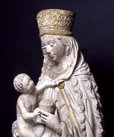 De Moeder Gods met het Christuskind door Lubeck or Westphalian Workshop