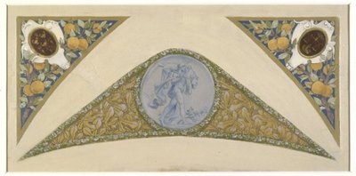 Schets voor de Festivaltrap in het Stadhuis van Parijs: Leeuw, tussen 1888 en 1898 door Luc Oliver Merson