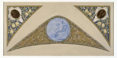 Schets voor de Feesttrap in het Stadhuis van Parijs: Maagd, tussen 1888 en 1898 door Luc Oliver Merson