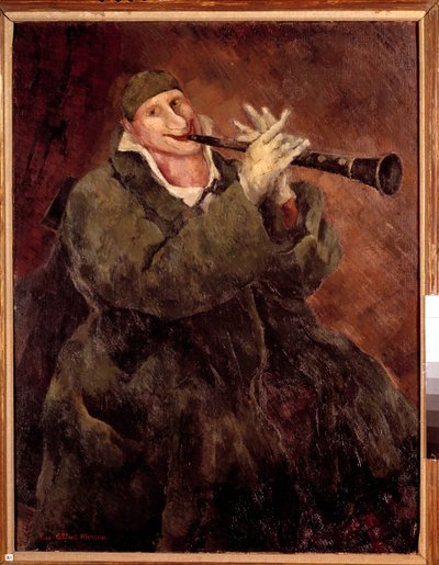 Grock speelt de trompet door Luc Albert Moreau