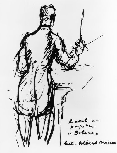 Ravel dirigeert de Bolero door Luc Albert Moreau
