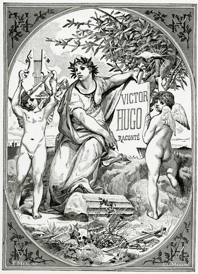 Victor Hugo verteld door een getuige van zijn leven, 19e eeuw (gravure) door Luc Oliver Merson
